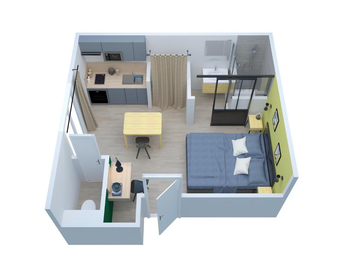 Studios Neufs -Tout Confort - Lorient Centre Eksteriør bilde